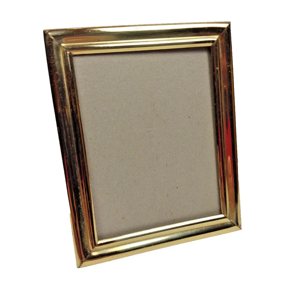 Vintage Brass Hand Polished Photo Frame by Wilton for 3.5x5